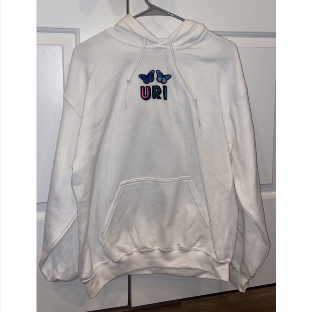 Custom URI patch hoodie